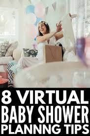 How To Host A Baby Shower Online 17 Virtual Baby Shower Ideas Virtual Baby Shower Ideas Virtual Baby Shower Invitation Virtual Baby Shower