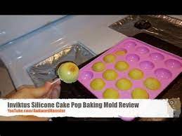 Silicone bakeware is not better than metal when baking in the oven. Cake Pops Recipe Using Silicone Mould Freshware 15 Cavity Silicone Mold For Cake Pop Hard Candy I P In 2021 Cake Pop Maker Cake Molds Silicone Cake Pop Recipe