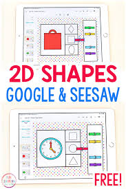 Sign up for the newsletter! 2d Shapes Activity For Google Classroom And Seesaw Digital Learning Classroom Online Kindergarten Shape Activities Kindergarten