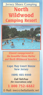 Maybe you would like to learn more about one of these? North Wildwood Camping Resort Cape May Court House New Jersey Brochure C1990s Good Shape Vintage Camping Resort North Wildwood Cape May