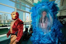 Captain america managed to remain frozen in the ice for several decades prior to being revived in the modern era. Superheroes Villains Descend On San Diego For Comic Con Cgtn