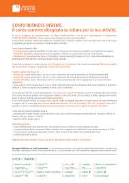 Vuoi avere tutti i servizi online in un'unica soluzione? Http Www Anmvi It Images Servizi Finanziari Pdf Volantino Conto Business Insieme Pdf