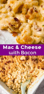 Mac And Cheese With Bacon This Is Not Diet Food In 2020 Bacon Mac And Cheese Recipe Baked Best Mac N Cheese Recipe Mac And Cheese