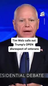 'When Iranian missiles did fall near US troops and they received traumatic  brain injuries, Donald Trump wrote it off as headaches' — Tim Walz  referenced this dismissive statement by Trump during ...
