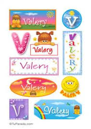 Valery Nombre Para Stickers Nombres De Mujer Stickers Tarjetas