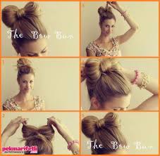 Kız çocukları için birbirden güzel ve pratik örgü modelleri. Fiyonk Sac Modeli