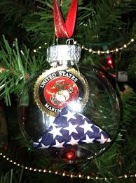 Red background with american flag and bright gold overlay. Usmc Ornament Marine Corps Christmas Ornaments Patriotic Christmas Military Christmas