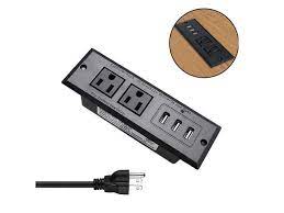 Find a simon premium outlet near you. Desktop Power Strip With Usb Recessed Power Socket Conference Table Power Outlet Grommet Desk Power Strip With 2 Us Plugs And 3 Usb Ports Multi Protection 6 5ft Cable For Office Kitchen Hotel Black Newegg Com