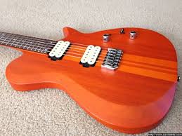 Gibson Les Paul Melody Maker 2014 Wine Red Satin Kiesel Carvin Scb6 Trans Orange Satin Matte With Ct Headstock