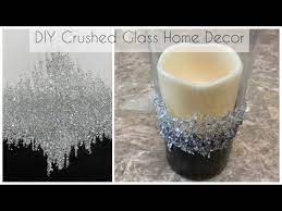 118 Crushed Glass Diys Bling Abstract Art Z Gallerie Inspired Youtube Glass Crafts Diy Crushed Glass Glitter Wall Art