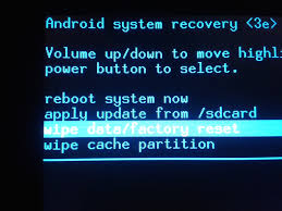 Hasil gambar untuk gambar factory reset