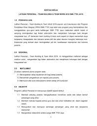 Menguruskan tempahan serta penyediaan barang di lokasi. 23 2 2019 Kertas Kerja Team Building Flip Ebook Pages 1 11 Anyflip Anyflip