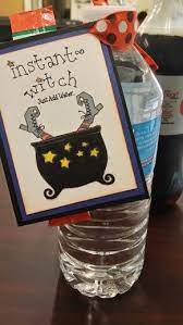 Halloween Water Bottle And Flavored Packet Good Gift For Coworkers Great Impressions Stamp Trendy Holiday Gifts Halloween Gift Bags Secret Pal Gifts