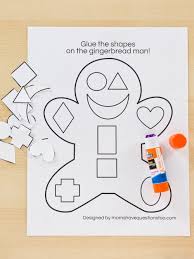 21 thanksgiving activities for toddlers or preschoolers they love cut out a piece of each corn cob from the green paper and glue it around the corn cobs to make the husk. Gingerbread Man Cut And Paste Preschool Activity Moms Have Questions Too