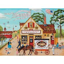 Bits And Pieces Jigsaw Puzzles 500 Pieces Golden Crust Bakery 500 Piece Jigsaw Puzzle Cartoon Art Styles Jigsaw Puzzles 500 Piece Jigsaw Puzzles