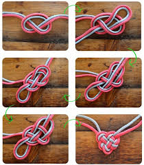 herz knoten kette zum muttertag basteln mit kindern von bluemchen celtic heart knot heart knot fun crafts