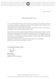 Details to be provided in a share certificate. Reliance Jio Internship Experience Certificate