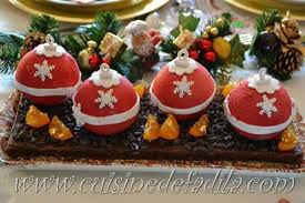 Recette Buches Boules De Noel En Video Recette Boule De Noel Noel Recette Buche