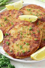 You just need to chop the salmon into small pieces first. Salmon Patties Love Bakes Good Cakes