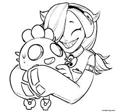 All content must be directly related to brawl stars. Colette Brawl Stars Coloring Pages Free Printable