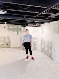 Painting popcorn ceilings doesn't have to be hard. Painting An Exposed Basement Ceiling Black The Cozy Clarks