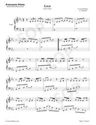 Learn spanish in a fun way with the music video and the lyrics of the song loca of álvaro soler. Loca Alvaro Soler Free Piano Sheet Music Piano Chords