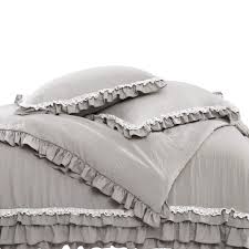 Shop for gray ruffle comforter online at target. Ella Shabby Chic Ruffle Lace 3 Piece Comforter Set Lush Decor Www Lushdecor Com Lushdecor