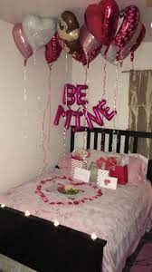 Romantic Valentine S Day Surprise For Him Now This Is A Great Gift Idea For A Boyfriend Or Hu Valentines Surprise Romantic Ideas For Him Valentines Bedroom