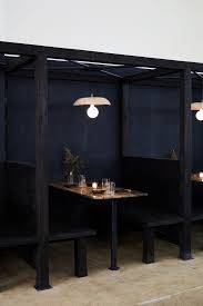 To Impart A Feeling Of Coziness The Lighting In The Space Is Hung Below The Datum Line In A Residential Setting Dark Restaurant Home Bar Accessories Design