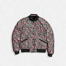Maybe you would like to learn more about one of these? Coach F58339 Reversible Floral Varsity Jacket Black Pink Multi Coach New Arrivals