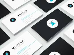 Isometric Business Card Mockup Psfiles Business Cards Mockup Psd Free Business Card Mockup Business Card Mock Up