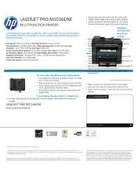 Hp laserjet pro m1536dnf specs. Hp Laserjet 1536dnf Mnf Driver