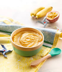 Gouter Bebe 6 Mois Puree De Fruits Banane Fruit De La Passion Bledina
