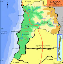 Indap metropolitana posee una dirección regional y cuatro agencias de área (melipilla, talagante, san bernardo y área norte de santiago), unidades facilitan la entrega de apoyo y atención a 19 comunas de la región; Chile Region De Valparaiso Mapa Regional Esquematico