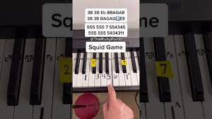 Squid Game Piano Tutorial With Letters Squidgame Shorts Pianotutorial Piano Youtube Piano Tutorial Piano Tutorials Squid Games
