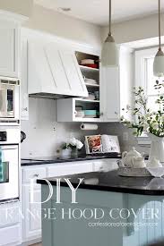 Kitchen hood design home kitchens modern kitchen white kitchen kitchen vent kitchen stove dark wood kitchens kitchen hoods kitchen design. Diy Range Hood Cover Confessions Of A Serial Do It Yourselfer
