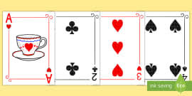 The card marking is a process of changing the playing card in a manner that is obvious to the several decades later, cards marking deck has technical improvement. Printable Playing Cards Teacher Made