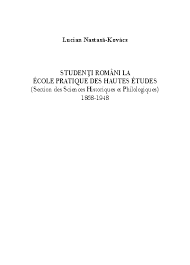 Pdf Lucian Nastasă Kovacs Studenţi Romani La Ecole Pratique Des Hautes Etudes Cheta Marius And Nastasa Kovacs Lucian Academia Edu