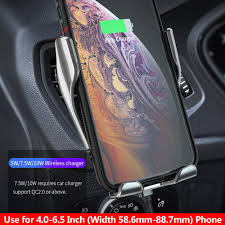 Although there are multiple technologies for wireless charging, qi wireless charging is by far the most popular technology in the market and the most implemented. Wireless Charger Car Phone Holder Shopilk