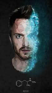 Breaking Bad, digital art, Jared Nickerson, purple background, Walter  White, abstract, artwork, HD Wallpaper