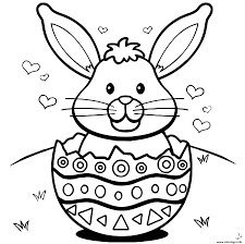 coloriage oeuf et de paques dessin a imprimer lapin mickey mouse