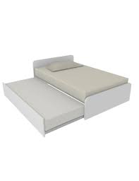 Cassetto sottoletto con ruote in gomma per posizionarlo facilmente e senza graffiare il pavimento. Art 864r Letto Cameretta 120x190 1piazza E Mezza Con Secondo Letto Estraibile E Testate Personalizzabili Reti Incluse