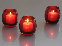 Includes lidded box, 2 candle holders, 2 photo frames (large and small) and 2 vases (large and small) made of silvertone metal, glass and crystal; Red Optic Votive Holders In Bulk