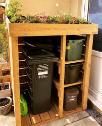 Leaving Facebook Recycling Storage Bin Store Green Roof
