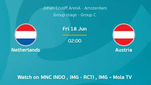 Berikut adalah prediksi bola malam ini antara belanda vs austria yang akan bentrok jumat (18/6) subuh wib di stadion amsterdam arena. Rc3wj3tqvb5bhm