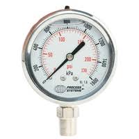 Pressure gauges manufacturers pressure gauges are a group of devices that measure and display fluid pressure levels (of liquid or gas) inside enclosed vessels or systems. 150mm Full Stainless Steel Liquid Filled Bottom Entry Pressure Gauge