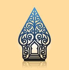 Vector Illustration Gunungan Or Tree Of Life Shadow Puppet Symbol Hiasan Ornamen Seni Kuno Seni Tradisional