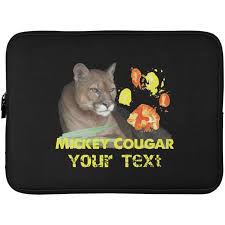 Mickey Cougar Paw Print Laptop Sleeve 15 Inch