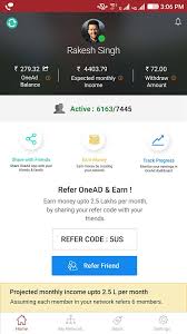 Now open the app and log in using your same number and get rs.20 bonus in your wallet; Onead 8 95 Download Android Apk Aptoide