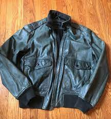 Banana Republic Leather Bomber Jacket Terrific Condition Fashion Clothing Shoes Accessories Mensclothing C Jackets Leather Bomber Jacket Leather Bomber